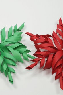 Обемни снежинки