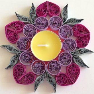 Квилинг свещник