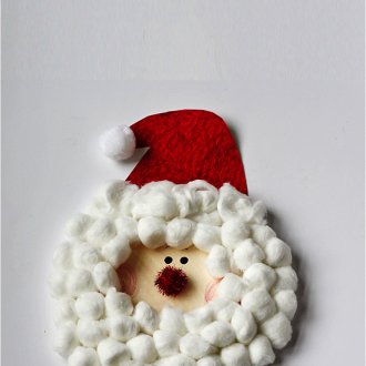 Дядо Коледа от памук