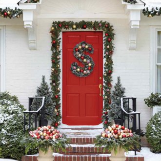 Нова година украса на прага