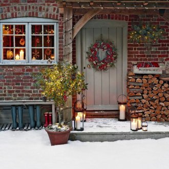 Класическа украса за Нова година