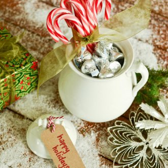 Бонбони като подарък за новата година