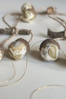 Рустични коледни украси