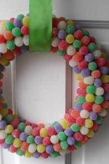 Коледен венец от мармалад