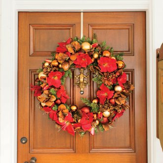 Коледен златен венец