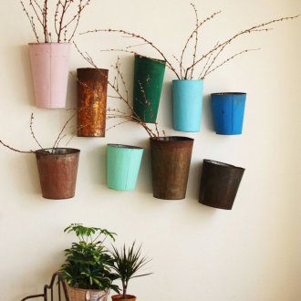 Стенни саксии в интериора