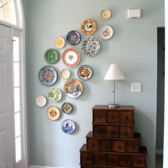 Декорът в коридора