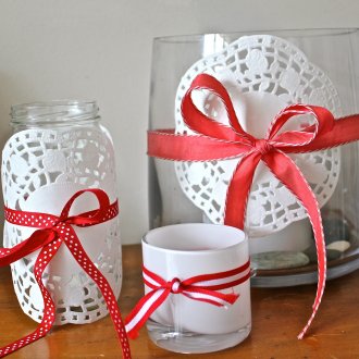 Декор вази със салфетка