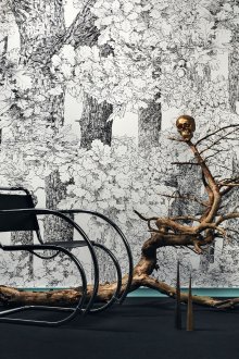 Черно-бяло боядисване на стени