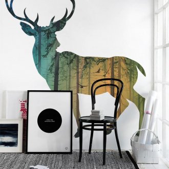 Стенопис под формата на елен