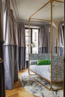 Легло от ковано желязо в бронз