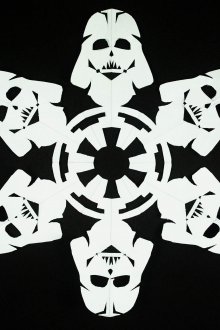 Star Wars хартиени снежинки