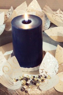 Коледен венец от тапети