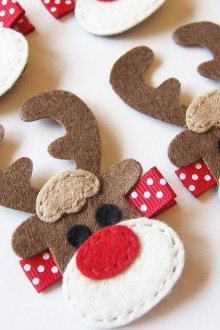 Украси за коледно дърво от филц