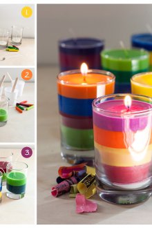 Свещи като подарък за Нова година