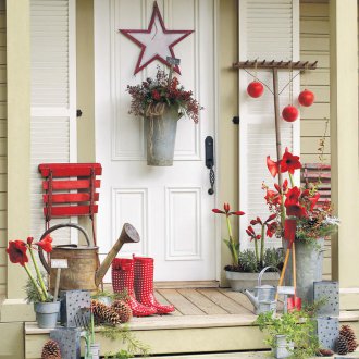 Рустична украса за Нова година