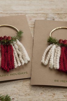 Новогодишни занаяти от нишки