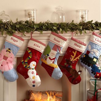 Новогодишни занаяти от плат