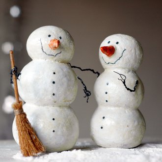 Снежен човек Papier Mache