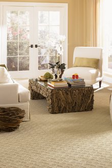 Coffee table made of dry branches
