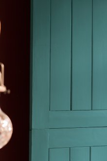 Комбинацията от тюркоазен цвят в интериора