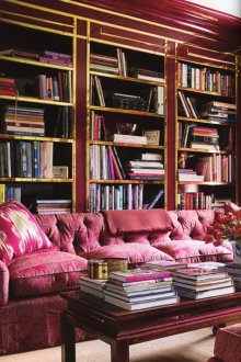 Комбинацията от розови нюанси в интериора