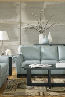 Black coffee table in the living room