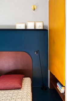 Комбинацията от цветове в спалнята