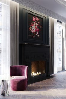 Тъмно дуплекс апартамент