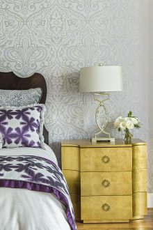Gabungan warna pastel di dalam bilik tidur