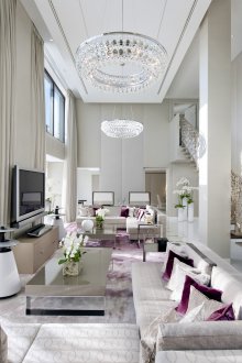 Orientalische Akzente im Wohnzimmer