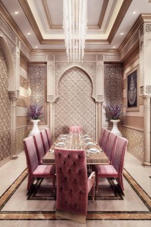 Esszimmer im orientalischen Stil