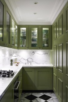 Маслинен кухненски комплект