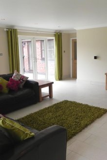 Маслинен килим в интериора