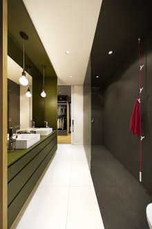 Маслиново покритие в банята