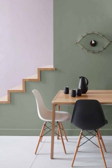 Маслинови стени в трапезарията