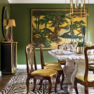 Интериор от маслинено злато