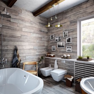 Декоративни рафтове в банята