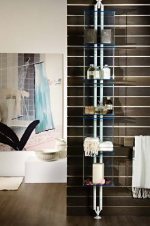 Пластмасови рафтове в банята