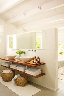 Висящи рафтове в банята