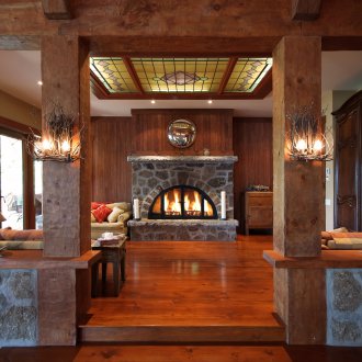 토스카나 스타일의 원목 가구