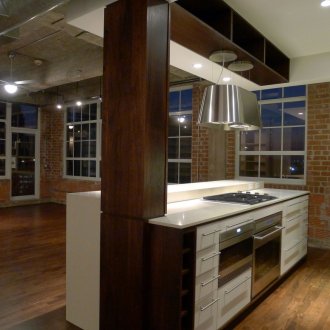 Врата за акордеон на венге