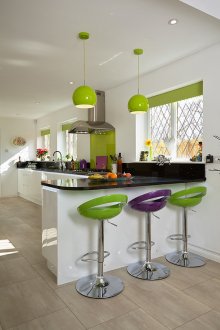 Зелени акценти в кухнята