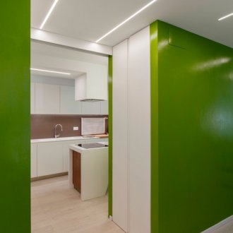 Зелени стени в интериора