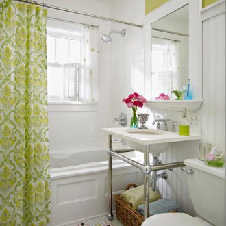 Зелени аксесоари за баня