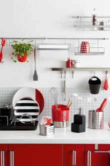 Кухненски аксесоари Червено