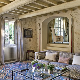 Прованс син цвят в интериора