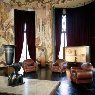 Кожени мебели от арт деко