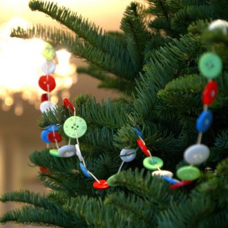 Butang garland Tahun Baru