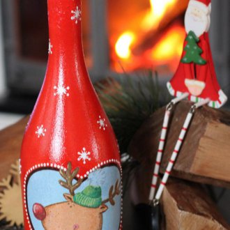 Рустикални бутилки за шампанско